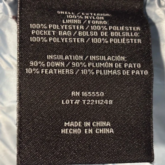 32 degrees Quilted Jacket Med zip up blue-gray No hood LIKE NEW - Picture 7 of 13